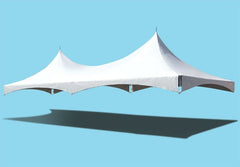20' x 40' High Peak Frame Top Only - White
