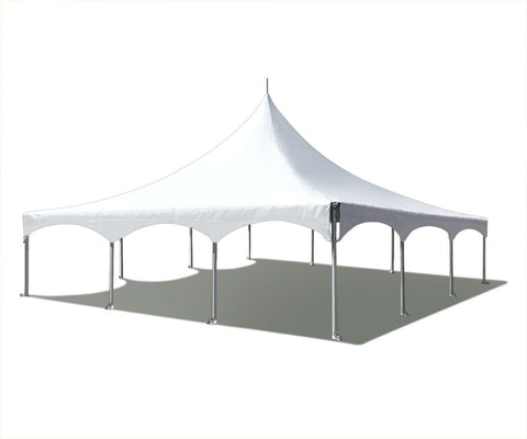 10' x 10' White High Peak Frame Party Tent by Party Tents