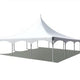 10' x 10' White High Peak Frame Party Tent by Party Tents