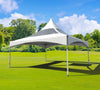 Image of 20' x 20' Premium High Peak Frame Party Tent - Clear