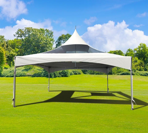 20' x 20' Premium High Peak Frame Party Tent - Clear