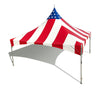 Image of 15' x 15' Premium High Peak Frame Party Tent - Red, White and Blue