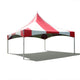 20' x 20' Premium High Peak Frame Party Tent - Red Striped