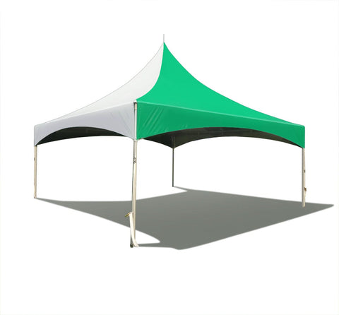 20' x 20' Premium High Peak Frame Party Tent - Green Solid