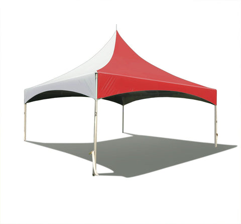 20' x 20' Premium High Peak Frame Party Tent - Red Solid
