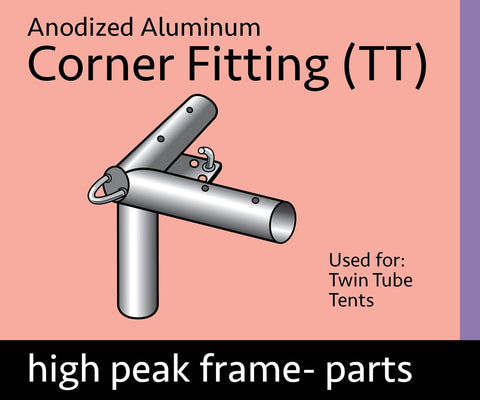 Corner for High Peak Frame Tent, Twin Tube