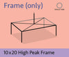 Image of 10' x 20' High Peak Canopy Tent Frame Only