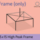 15' x 15' High Peak Canopy Tent Frame Only