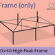 20' x 40' High Peak Canopy Tent Frame Only