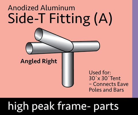 Side T Fitting for 30' x 30' High Peak Frame Canopy Tent (Part A)