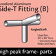 Side T Fitting for 30' x 30' High Peak Frame Canopy Tent (Part B)