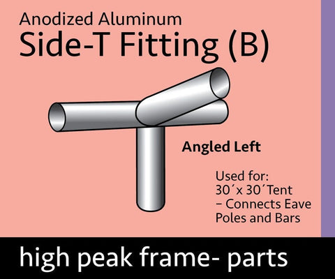Side T Fitting for 30' x 30' High Peak Frame Canopy Tent (Part B)