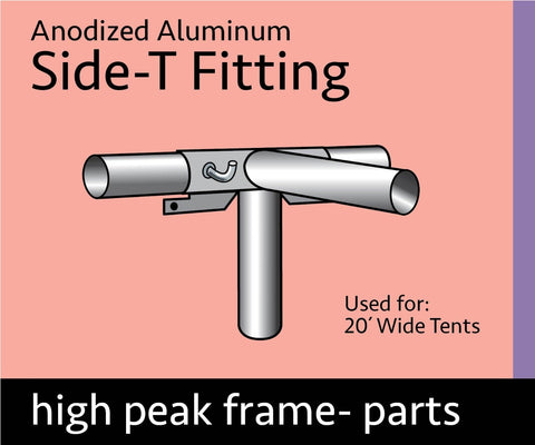 Side T Fitting for High Peak Frame Tent, Single Tube