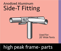 Side T Fitting for High Peak Frame Tent, Single Tube
