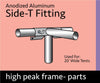 Image of Side T Fitting for High Peak Frame Tent, Single Tube