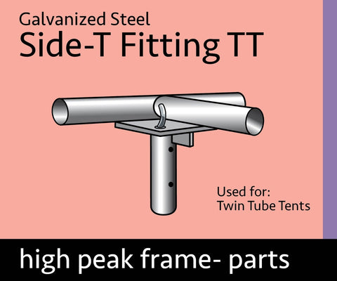 Side Tee for High Peak Frame Tent, Twin Tube