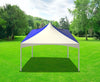 Image of 20' x 20' Premium High Peak Frame Party Tent - Blue Solid
