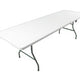 96" Rectangle Plastic Fold-in-Half Banquet Table
