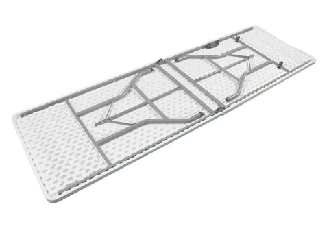 96" Rectangle Plastic Fold-in-Half Banquet Table
