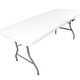 72" Rectangle Plastic Fold-in-Half Banquet Table