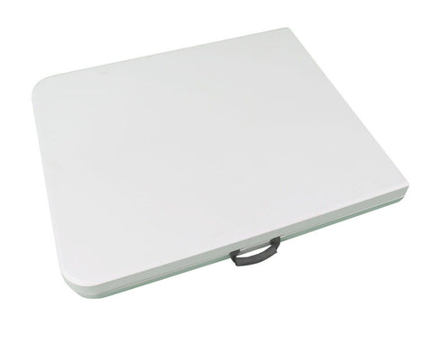 72" Rectangle Plastic Fold-in-Half Banquet Table