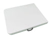Image of 72" Rectangle Plastic Fold-in-Half Banquet Table