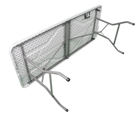 72" Rectangle Plastic Fold-in-Half Banquet Table