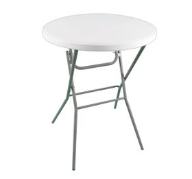 32" Round Plastic Cocktail Bistro Table