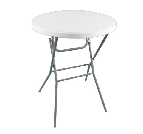 32" Round Plastic Cocktail Bistro Table