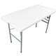 48" Rectangle Plastic Fold-in-Half Banquet Table