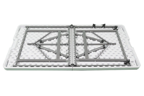 48" Rectangle Plastic Fold-in-Half Banquet Table