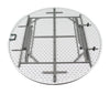 Image of 60" Round Plastic Fold-in-Half Table