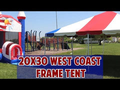 20' x 30' Premium West Coast Frame Party Tent - Custom