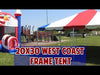 Image of 20' x 30' Premium West Coast Frame Party Tent - Black