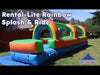 Image of 25' Rental Lite Rainbow Inflatable Splash and Ride Waterslide