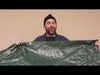 Image of 8' x 32' Water Resistant Wood Pile Poly Tarp Cover