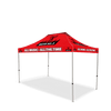 Image of Custom Canopy Tent with Full Back Wall, Half Side Walls & Table Cover