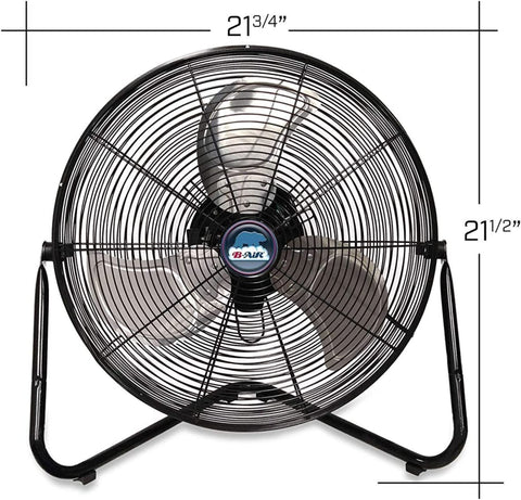B-Air Firtana-20X Multipurpose High Velocity Fan - 20 inch Floor Fan