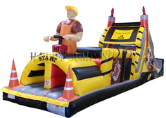 15'H Backyard Demolition Zone Obstacle Course by Happy Jump