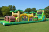 Image of Obstacle Course 3 PLUS (16ft Slide)-Tropical (Wet & Dry) - IG5123-16