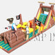 15'H Pirates Obstacle Challenge by Happy Jump