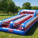 Inflatable Bungee Run Patriotic | Commercial Inflatable Interactive Game - IG5299