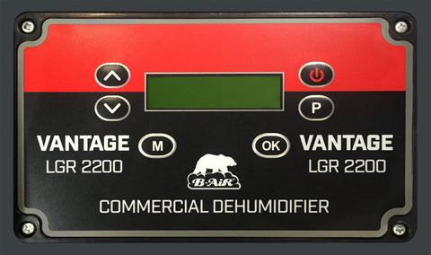 B-Air VG-2200 225 PPD Commercial LGR Dehumidifier: green