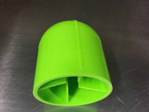 2" Green Plastic Tent Stake Cap - 10 Pack