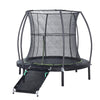 Image of 7ft Round Trampoline with Jumping Enclosure & Mat Ramp
