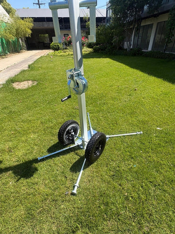 12' 2pc Frame Tent Jack on Wheels