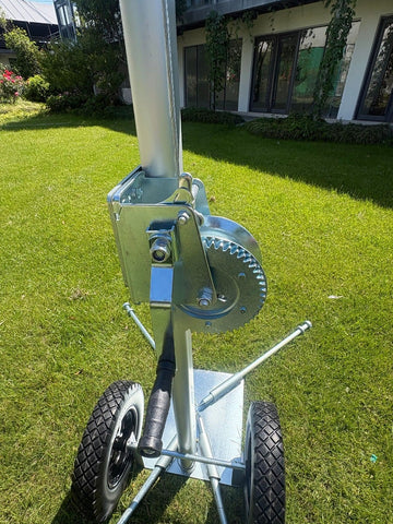 12' 2pc Frame Tent Jack on Wheels