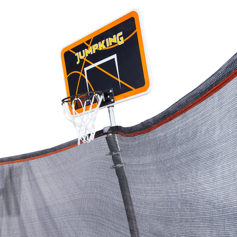 JumpKing 15'  Trampoline - Outdoor/Indoor Recreational Trampoline w/ Basketball Hoop, Enclosure Net - Large Trampoline and Holiday Gift for Kids, Adults, & Family Fun