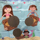 Mermaid Treasure UltraLite Air Frame Game Panel by Party Tents