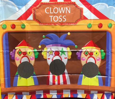 Clown Toss UltraLite Air Frame Game Panel